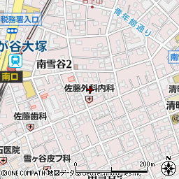 東京都大田区南雪谷2丁目9周辺の地図