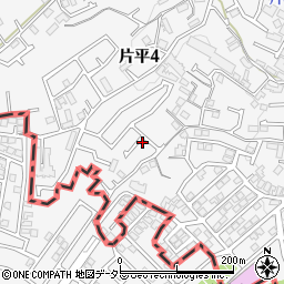 神奈川県川崎市麻生区片平4丁目23-39周辺の地図