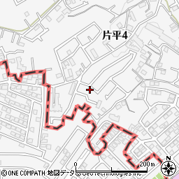 神奈川県川崎市麻生区片平4丁目23-60周辺の地図