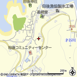 鳥取県岩美郡岩美町田後119周辺の地図