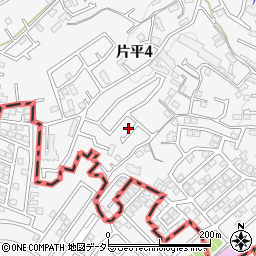 神奈川県川崎市麻生区片平4丁目23-49周辺の地図