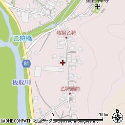 岐阜県美濃市乙狩877周辺の地図