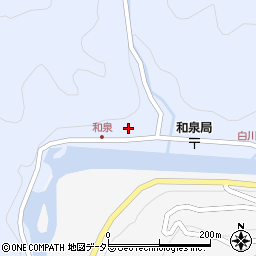 岐阜県加茂郡白川町和泉1244周辺の地図