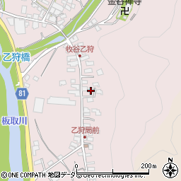 岐阜県美濃市乙狩917周辺の地図