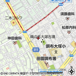 東京都大田区雪谷大塚町14周辺の地図