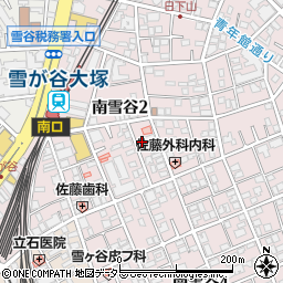 東京都大田区南雪谷2丁目10-15周辺の地図