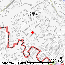 神奈川県川崎市麻生区片平4丁目23-50周辺の地図