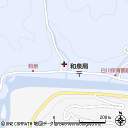 岐阜県加茂郡白川町和泉1246周辺の地図