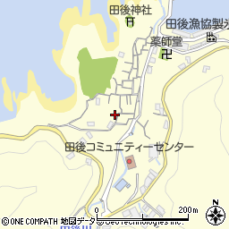 鳥取県岩美郡岩美町田後318周辺の地図