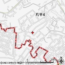 神奈川県川崎市麻生区片平4丁目23-21周辺の地図