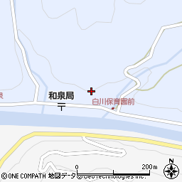 岐阜県加茂郡白川町和泉593-2周辺の地図