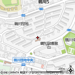 東京都町田市鶴川周辺の地図