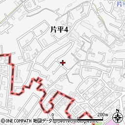 神奈川県川崎市麻生区片平4丁目23-30周辺の地図