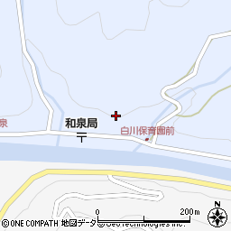 岐阜県加茂郡白川町和泉593-1周辺の地図