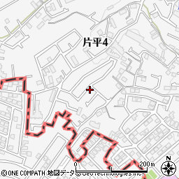 神奈川県川崎市麻生区片平4丁目23-52周辺の地図