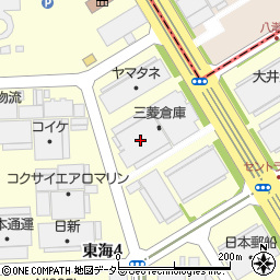 三菱倉庫株式会社　東京支店大井営業所周辺の地図