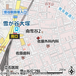 東京都大田区南雪谷2丁目10-16周辺の地図