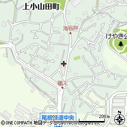 東京都町田市上小山田町459周辺の地図