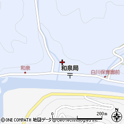 岐阜県加茂郡白川町和泉1255周辺の地図