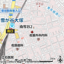 東京都大田区南雪谷2丁目10-2周辺の地図