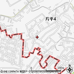 神奈川県川崎市麻生区片平4丁目23-11-1周辺の地図