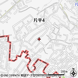 神奈川県川崎市麻生区片平4丁目23-28周辺の地図