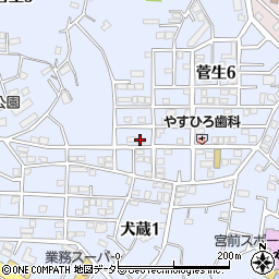 菅生ハイム周辺の地図