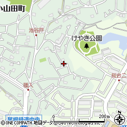 東京都町田市上小山田町439周辺の地図