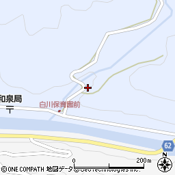 岐阜県加茂郡白川町和泉372周辺の地図