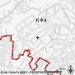神奈川県川崎市麻生区片平4丁目23-27周辺の地図