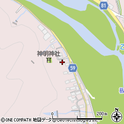 岐阜県美濃市乙狩72周辺の地図