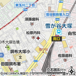 東京都大田区雪谷大塚町9-5周辺の地図