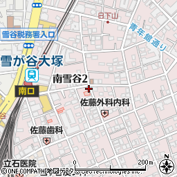 東京都大田区南雪谷2丁目10-1周辺の地図