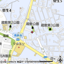 ブルースカイランドリー川崎菅生店周辺の地図