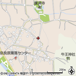 山梨県笛吹市八代町奈良原周辺の地図