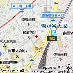 東京都大田区雪谷大塚町9-7周辺の地図