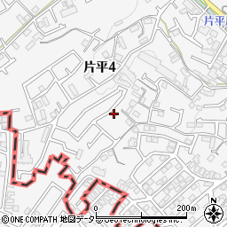 神奈川県川崎市麻生区片平4丁目9-28-2周辺の地図