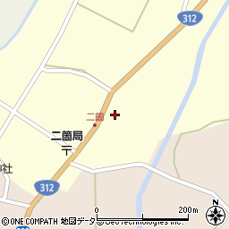京都府京丹後市峰山町二箇1121-1周辺の地図