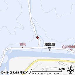 岐阜県加茂郡白川町和泉1241-1周辺の地図