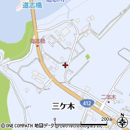 神奈川県相模原市緑区三ケ木1557-3周辺の地図