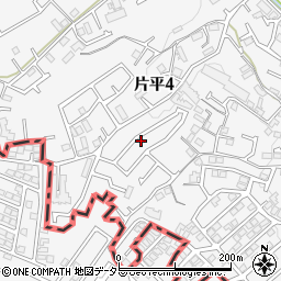 神奈川県川崎市麻生区片平4丁目23-19-1周辺の地図