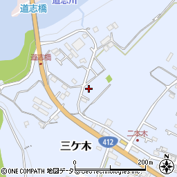 神奈川県相模原市緑区三ケ木1557-5周辺の地図