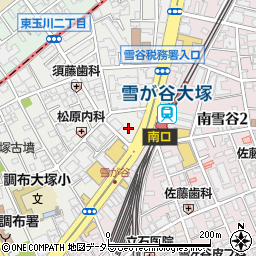 東京都大田区雪谷大塚町8周辺の地図
