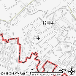 神奈川県川崎市麻生区片平4丁目23-9周辺の地図