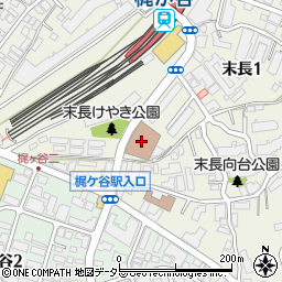 高津郵便局周辺の地図