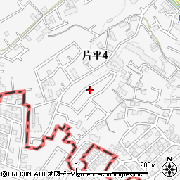 神奈川県川崎市麻生区片平4丁目23-18周辺の地図