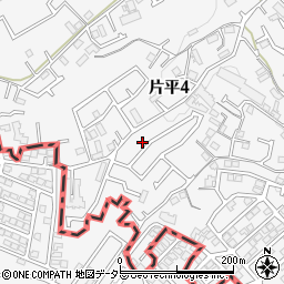 神奈川県川崎市麻生区片平4丁目23-13周辺の地図