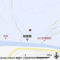 岐阜県加茂郡白川町和泉618周辺の地図