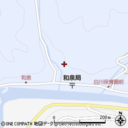 岐阜県加茂郡白川町和泉1256周辺の地図