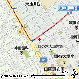 東京都大田区雪谷大塚町23周辺の地図